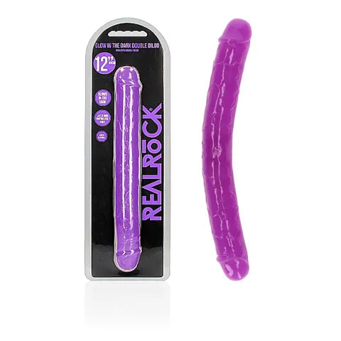 30cm Double Dong Glow in Dark