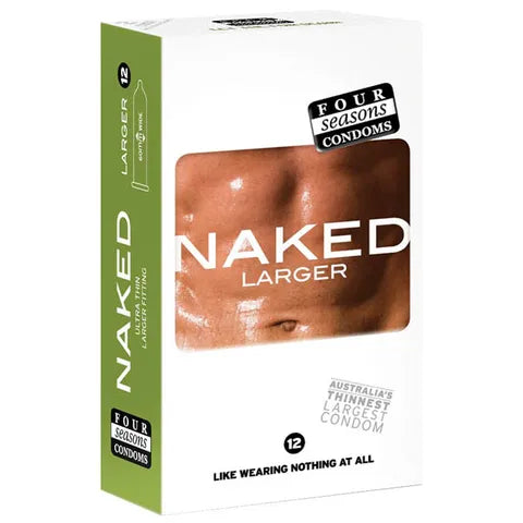 Naked Larger Fitting Lubricated Condoms