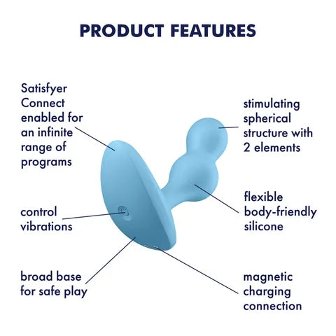 "Deep Diver" Vibrating Butt Plug with App Control