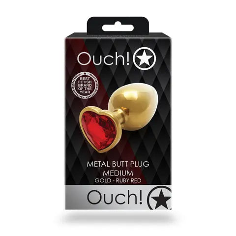 OUCH! Heart Gem Butt Plug