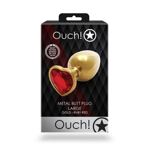 OUCH! Heart Gem Butt Plug