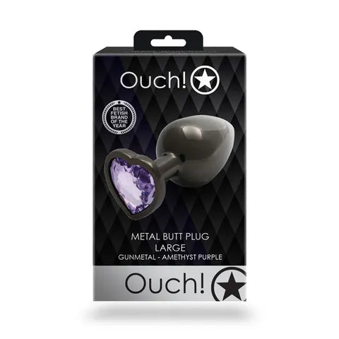 OUCH! Heart Gem Butt Plug