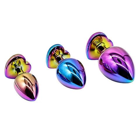 Adam & Eve RAINBOW HEART ANAL TRAINING SET