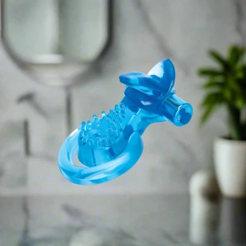 Bodywand Rechargeable Duo Ring with Clit Tickler