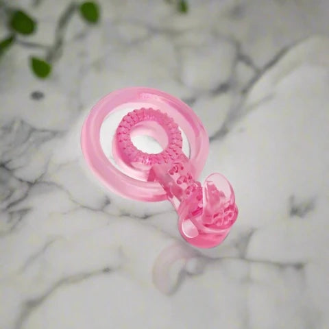 Bodywand Rechargeable Duo Ring with Clit Tickler