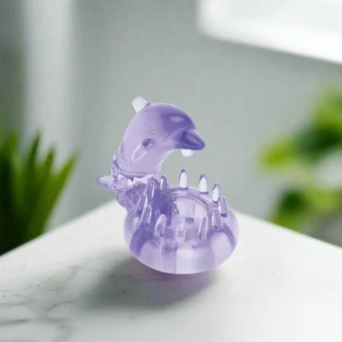 Bodywand Rechargeable Dolphin Ring with Clit Ticklers