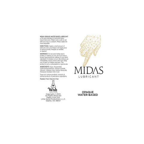 Midas Opaque Water Based Lubricant