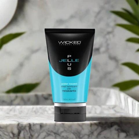 Wicked Jelle Plus Relaxing Water Based Anal Lubricant