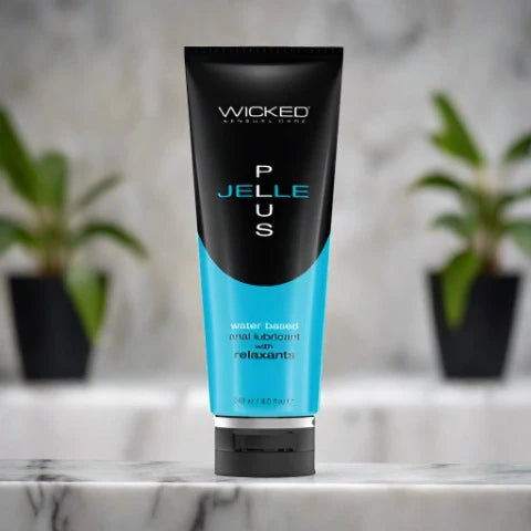 Wicked Jelle Plus Relaxing Water Based Anal Lubricant