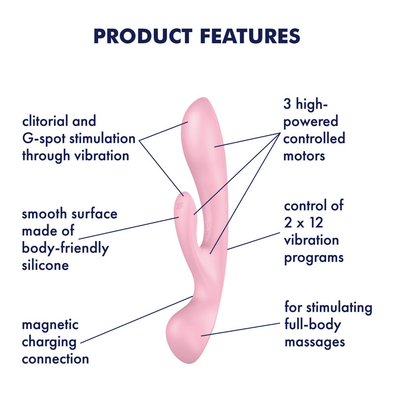 "Triple Oh" Rechargeable Rabbit Vibrator