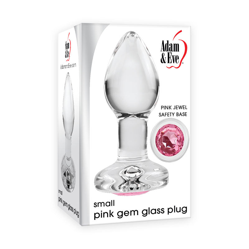 Pink Gem Glass Plug