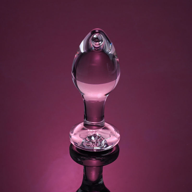 Pink Gem Glass Plug