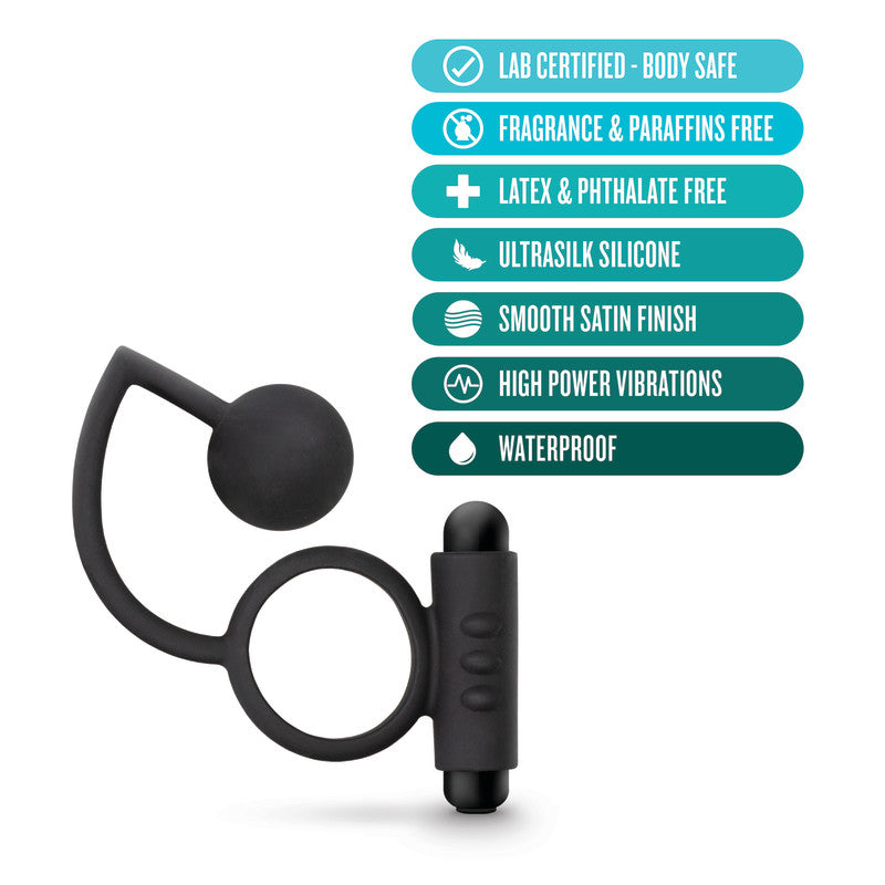 Platinum Anal Ball & Vibrating C-Ring