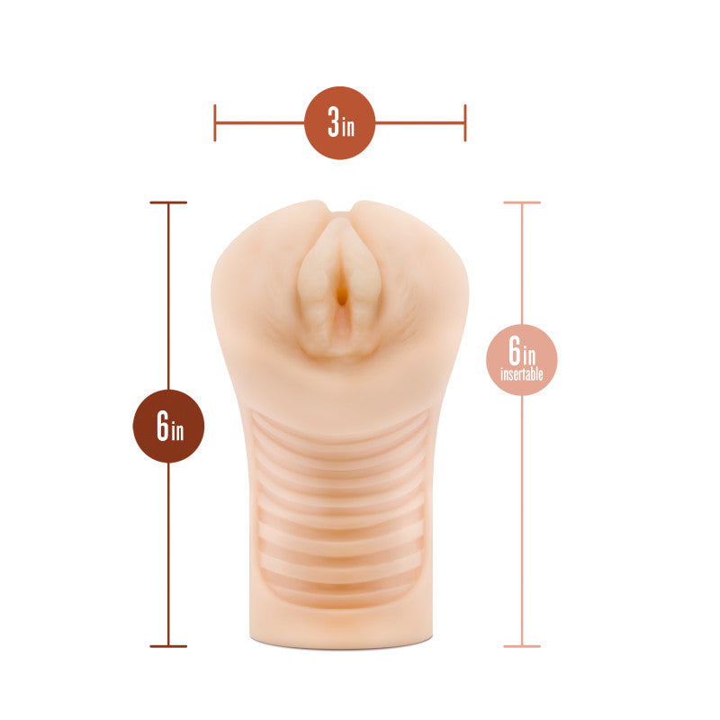 M Elite Soft and Wet "Annabella" Vibrating Vagina Stroker