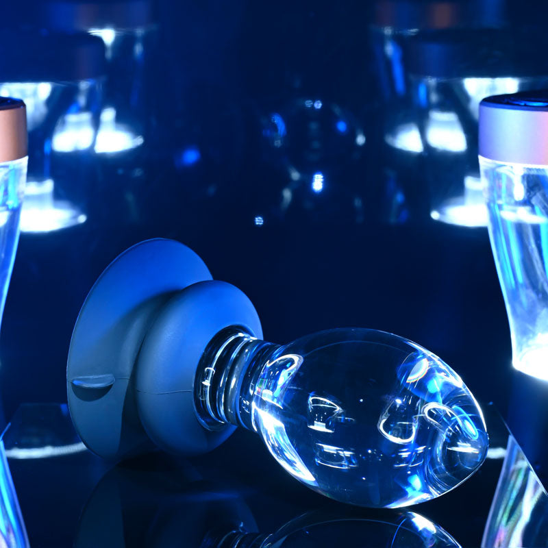Crystal Ball Butt Plug with Suction Base