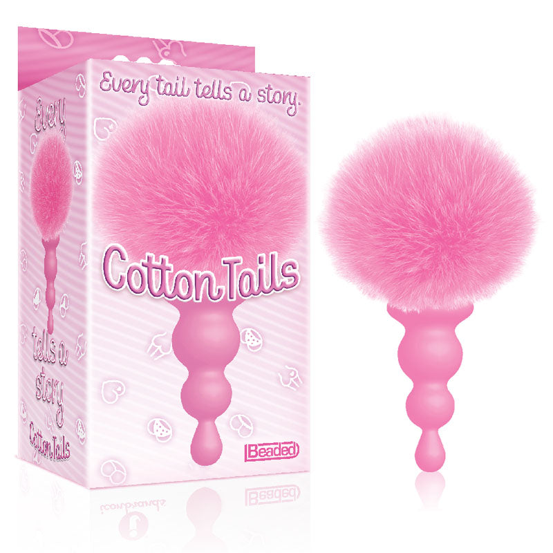 The 9's Cottontails Beaded Butt Plug