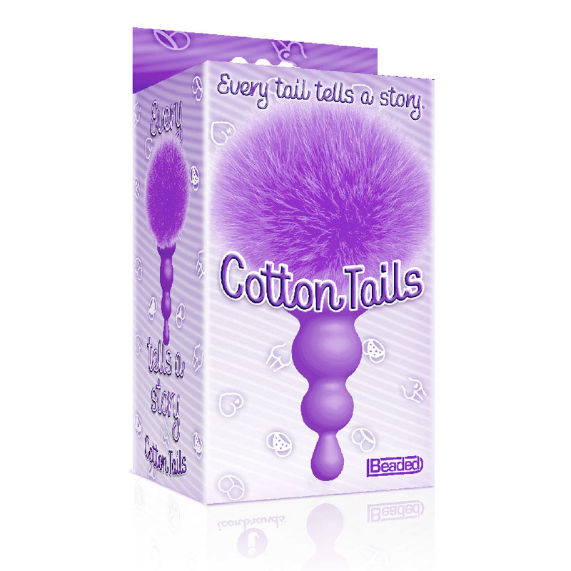 The 9's Cottontails Beaded Butt Plug