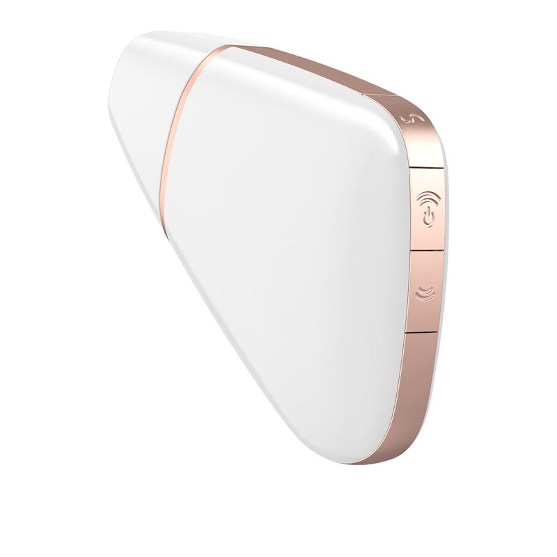 "Love Triangle" App Contolled Touch-Free USB-Rechargeable Clitoral Stimulator with Vibration