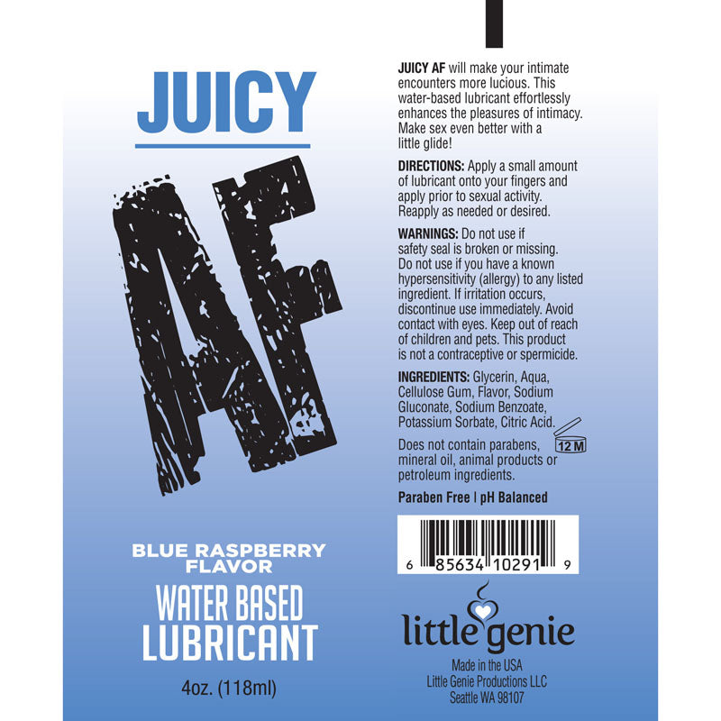 Juicy AF Flavoured Water Based Lubricant
