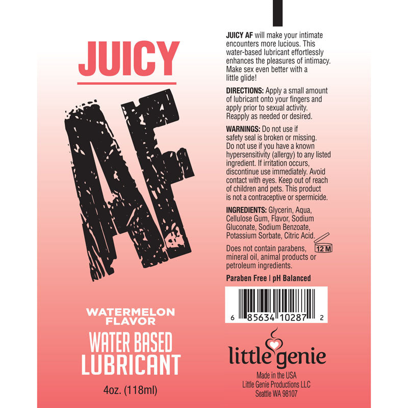 Juicy AF Flavoured Water Based Lubricant