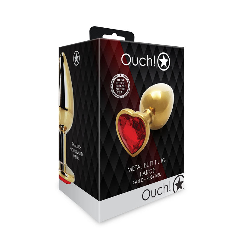 OUCH! Heart Gem Butt Plug