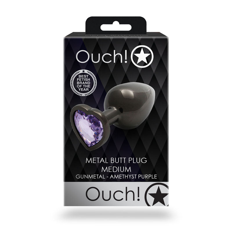 OUCH! Heart Gem Butt Plug