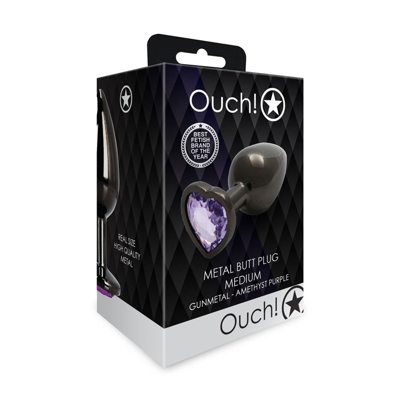 OUCH! Heart Gem Butt Plug