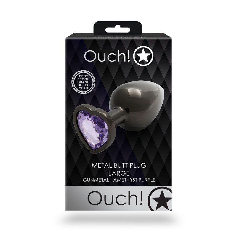 OUCH! Heart Gem Butt Plug