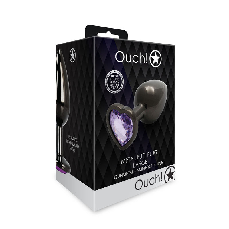 OUCH! Heart Gem Butt Plug
