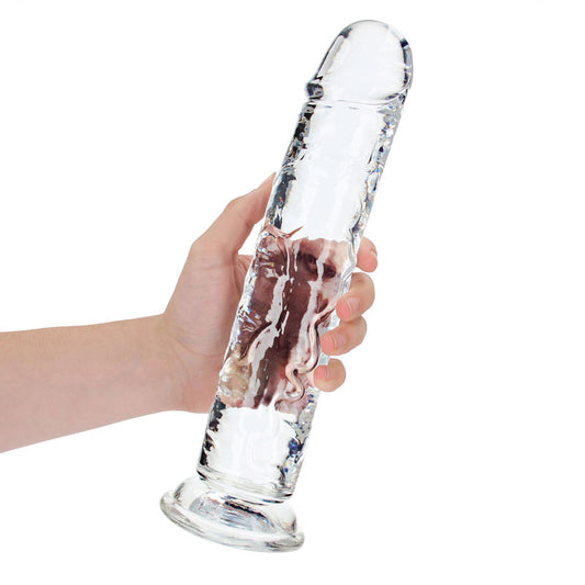 31cm Straight Crystal-Clear Dildo