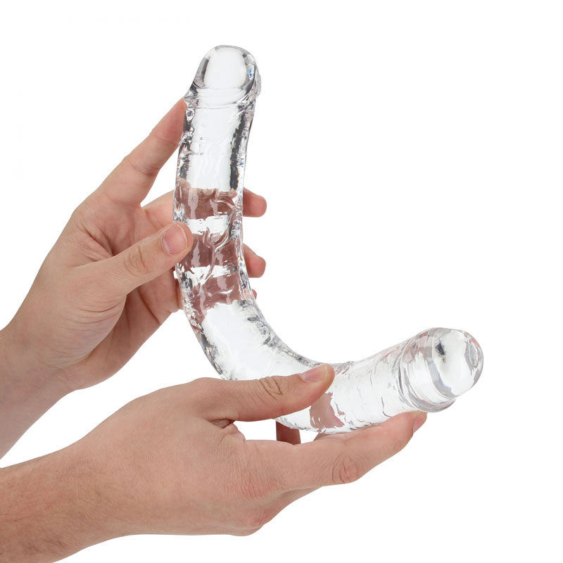 34cm Crystal Clear Double Dong