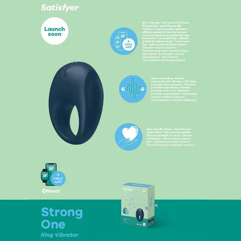 "Strong One" App Controlled Vibrating Cock Ring