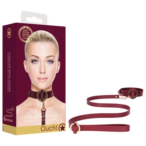 OUCH! "Halo" Collar With Leash