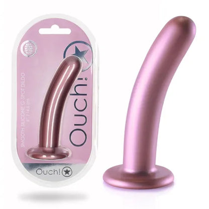 OUCH! Smooth Silicone G-Spot Dildo 6''