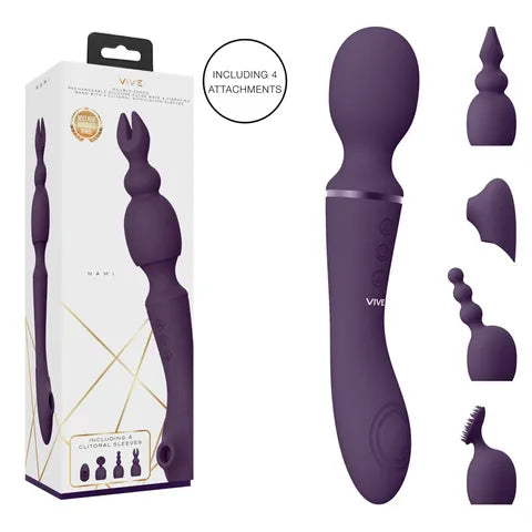 NAMI Rechargeable Massager Wand with Pulse Wave