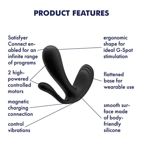 "Top Secret +" Wearable Vibrator with App Control