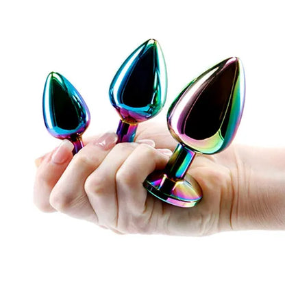 Adam & Eve RAINBOW HEART ANAL TRAINING SET