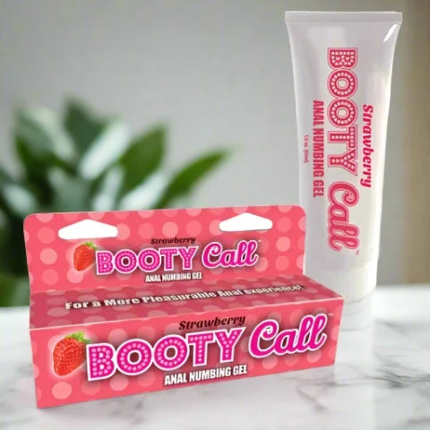 Booty Call Anal Numbing Gel - Strawberry 44 ml