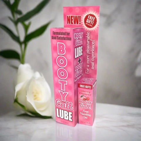 Booty Call Lube Duo - 118 ml Lube & 10ml Numbing