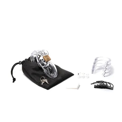 CB-3000 Chastity Cock Cage Kit Clear