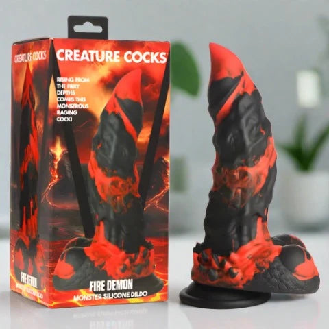 Creature Cocks Fire Demon