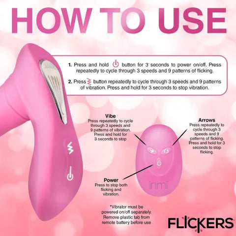 Inmi Flickers G-Flick Flicking G-Spot Vibrator