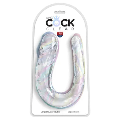 King Cock Clear Large Double Trouble