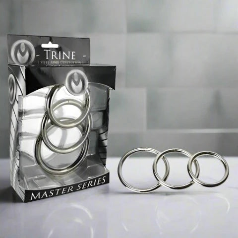 Master Series Trine Steel Ring Collection