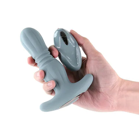 Renegade Gemini Thrusting & Vibrating Butt Plug with Remote