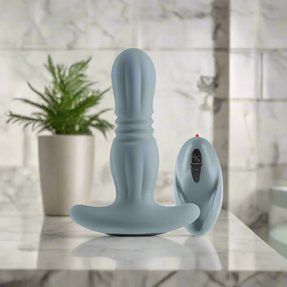 Renegade Gemini Thrusting & Vibrating Butt Plug with Remote