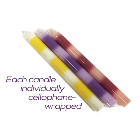 The 9's Make Me Melt Drip Candle 3-Pk, Pastellines