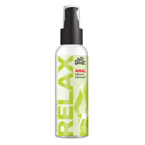 Wet Stuff Relax Anal Silicone Lubricant 110gram Pump Bottle