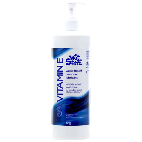 Wet Stuff Plain Water Based Lubricant with Vitamin E