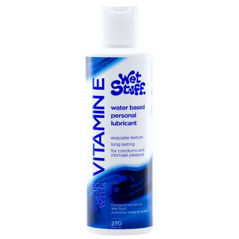 Wet Stuff Plain Water Based Lubricant with Vitamin E